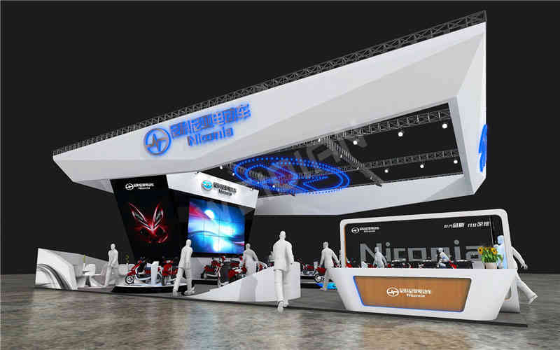 尼科尼電動車廣州展臺設(shè)計(jì)搭建